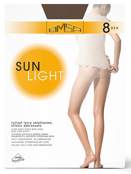 Чулки женские OMSA Sun Light 8 den BEIGE NATURAL
