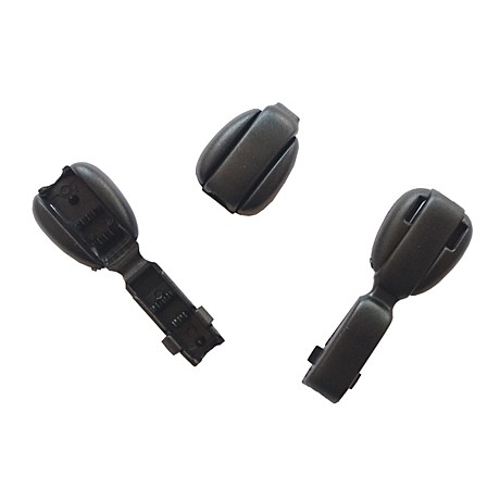 Концевики для шнура Micron А 2266 (пара) черный