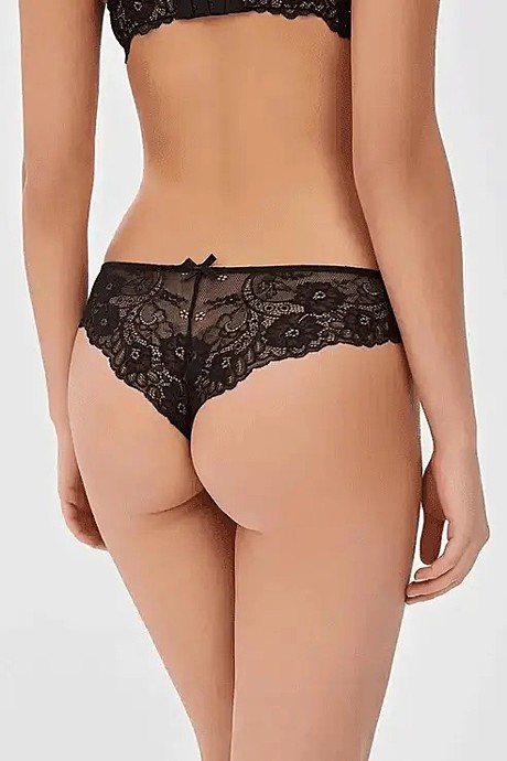 Трусы женские INNAMORE Basic Lace ICD37181 черный