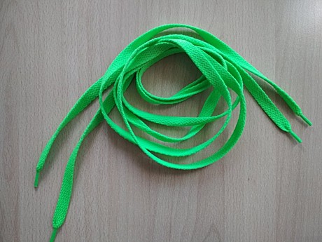 Шнурки для обуви 120 см 8 мм GAMMA салатный