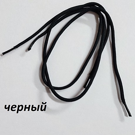 Шнурки для обуви 40 см Могилев т.0 (3 мм) черный