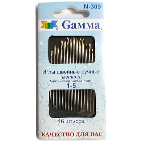 Иглы для шитья GAMMA N-309 №1-516 шт