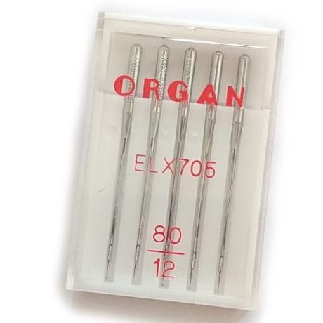 Иглы ORGAN EL x 705 5шт для бытовых шв. машин