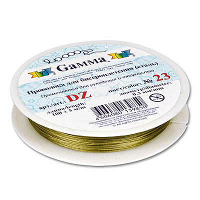 Проволока для бисера GAMMA DZ d 0.3 мм 100м
