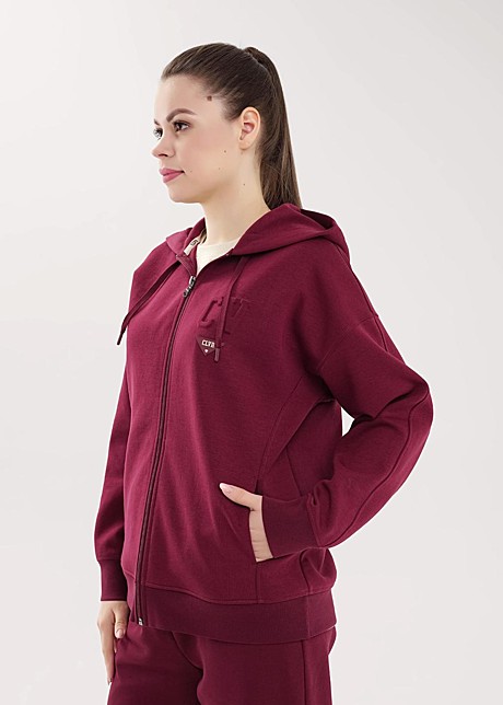 Куртка женская CLEVER LJ15-100 т.бордовый