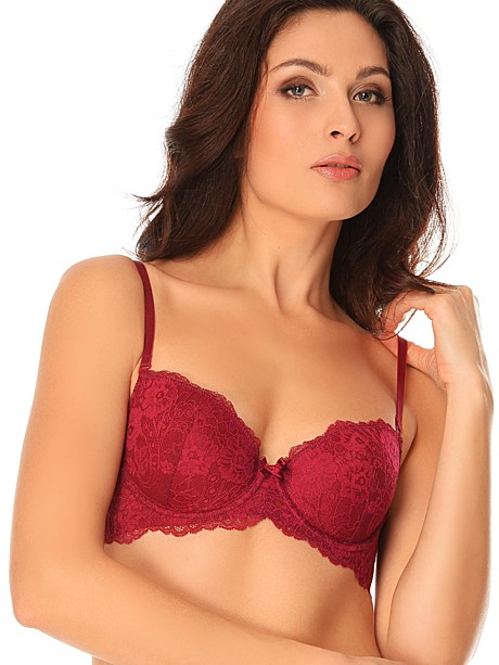 Бюстгальтер INNAMORE Basic Lace ICD10181 красный